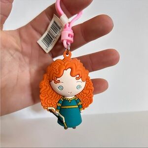 Disney Brave Merida Rubber Keychain Figural Bah Clip